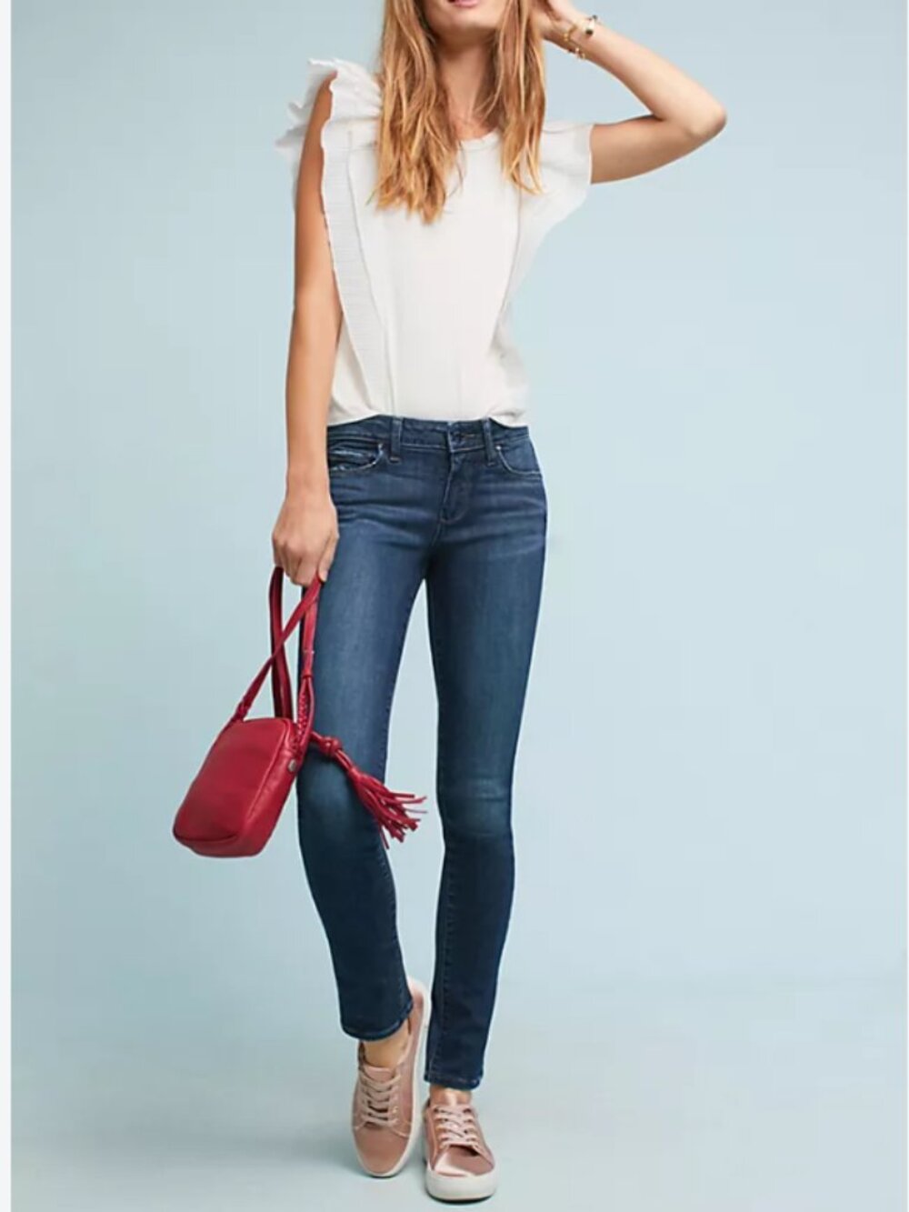 PAIGE Skyline Skinny Jeans — Size 31